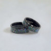 Personalized multicolor opal tungsten alliance ring for men and women