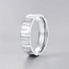 Bague Titane Alliance 6mm Brossée Rainurée Personnalisable
