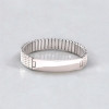 Men's Elastic Stainless Steel ID Custom Bracelet