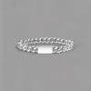Personalized Men's Cuban Chain Steel Bracelet with Magnetic Clasp (Dupliqué)