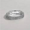 Bracelet homme chaine maille acier fermoir aimante