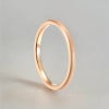 Bague tungstène anneau fin sablé personnalisable