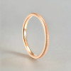 Bague tungstène anneau fin sablé personnalisable
