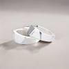 Boucles d'oreilles argent créoles carrés