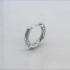 Boucles d'oreille argent celtique homme femme creoles hoop