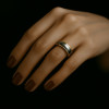 Bague de mariage personnalisee alliance tungstene polie miroir