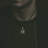 Sterling Silver pisces zodiac pendant necklace