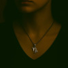 Sterling Silver capricorn zodiac pendant necklace