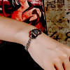 Bracelet homme acier chaine menotte infini