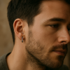 Boucles d'oreille argent infini homme femme creoles