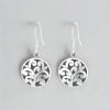 Boucles d'oreilles argent arbre de vie celtique