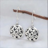 Boucles d'oreilles argent arbre de vie celtique
