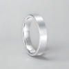 Bague mariage personnalisee alliance tungstene brossee or rose