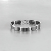Bracelet homme ceramique noire magnetique aimants