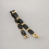 Bracelet homme ceramique noire magnetique aimants