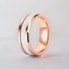 D Bague personnalisee homme anneau mariage tungstene sable opale