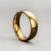 Bague mariage dome tungstene alliance personnalisee