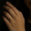 Bague mariage dome tungstene alliance personnalisee