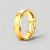 Anillo de titanio con pincel mate personalizado para hombre y mujer