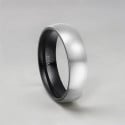 Bague personnalisee homme titane bande brossee a graver