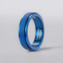 Anello antistress da uomo rotante Anello Spinner in tungsteno