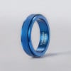 G Bague homme antistress anneau tournant Spinner tungstene