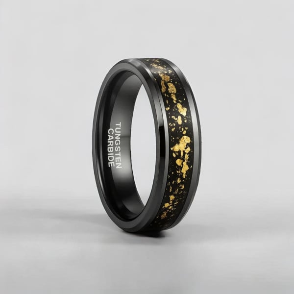 Bague personnalisee alliance anneau Tungstene