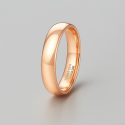 Bague mariage personnalisee alliance tungstene or rose