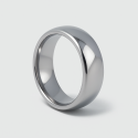 Fede nuziale personalizzata con cupola in tungsteno