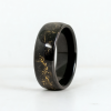 Bague Galaxie personnalisée alliance dome Tungstene
