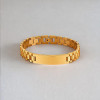 Bracelet personnalise homme gourmette acier