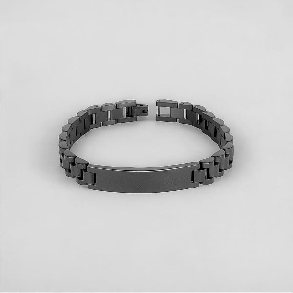 Bracelet personnalise homme gourmette acier