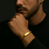 Bracelet personnalise homme gourmette acier