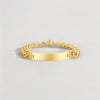 D Bracelet personnalise homme gourmette acier chaine a graver