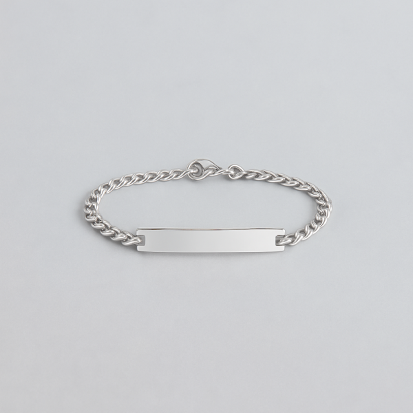 Bracciale acciaio inox con pietra proiezione di foto per coppia marito fidanzato – IT