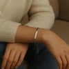 Bracelet personnalise femme gourmette dore chaine cuba