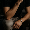 4B Bracelet jonc acier personnalisable