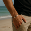 4B Bracelet jonc acier personnalisable