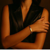 Bracelet personnalise homme gourmette dore chaine gravure personnalise
