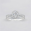 Bague de fiançailles femme double anneau argent zirconium ovale 3 couleurs