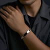 Bracelet personnalise chaine acier gourmette homme gravure personnalisee