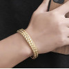 Bracelet homme chaine maille acier fermoir aimante
