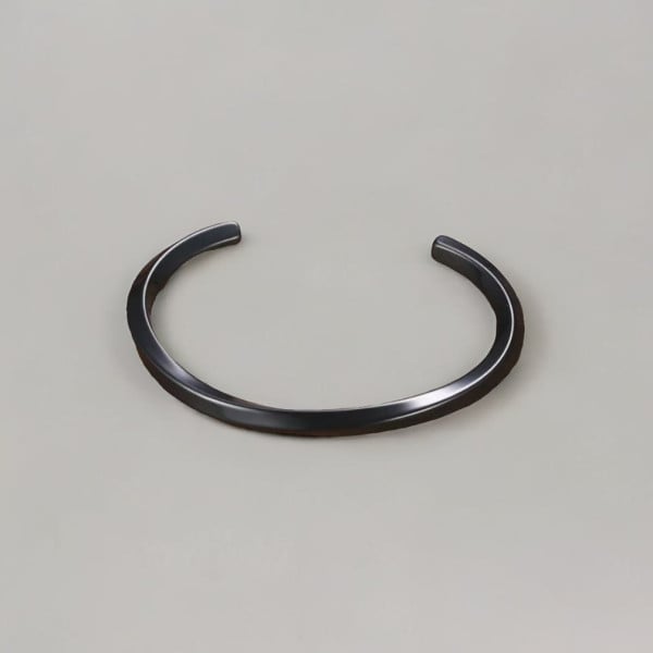 Bracelet personnalise jonc acier torsade homme femme