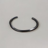 Bracelet personnalise jonc acier torsade homme femme
