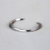 Bracelet personnalise jonc acier torsade homme femme
