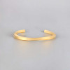 Bracelet personnalise jonc acier torsade homme femme