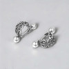 Boucles d'oreilles acier fleur de lys homme femme