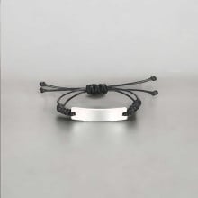 Bracelet personnalise homme femme nylon tresse acier