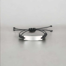 Personalized bracelet for men and women, nylon braided steel