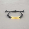 Bracelet personnalise homme femme nylon tresse acier